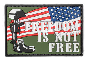5ive Star Gear Freedom Is Not Free Morale Patch is made of PVC material